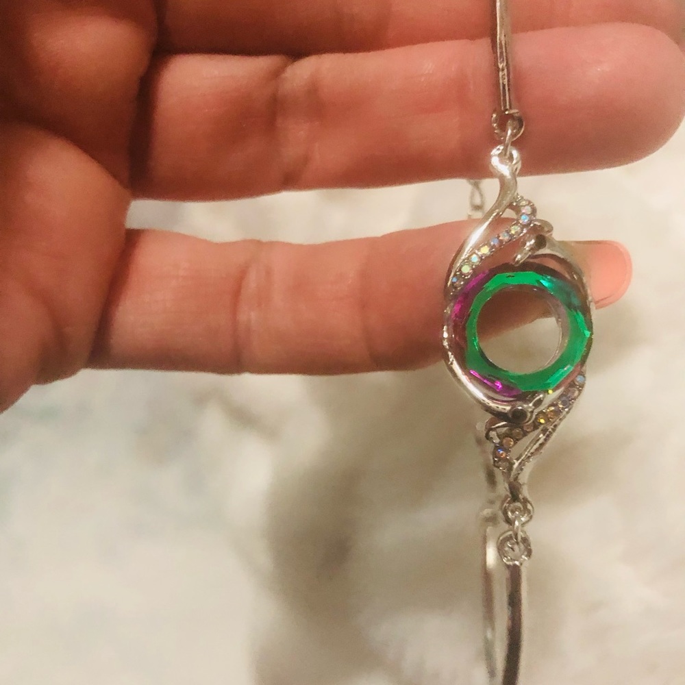 Ocean Eye Real Silver Bracelets Multiple Colors I… - image 2